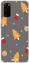 Casetastic Samsung Galaxy S20 4G/5G Hoesje - Softcover Hoesje met Design - Christmas Decoration Print