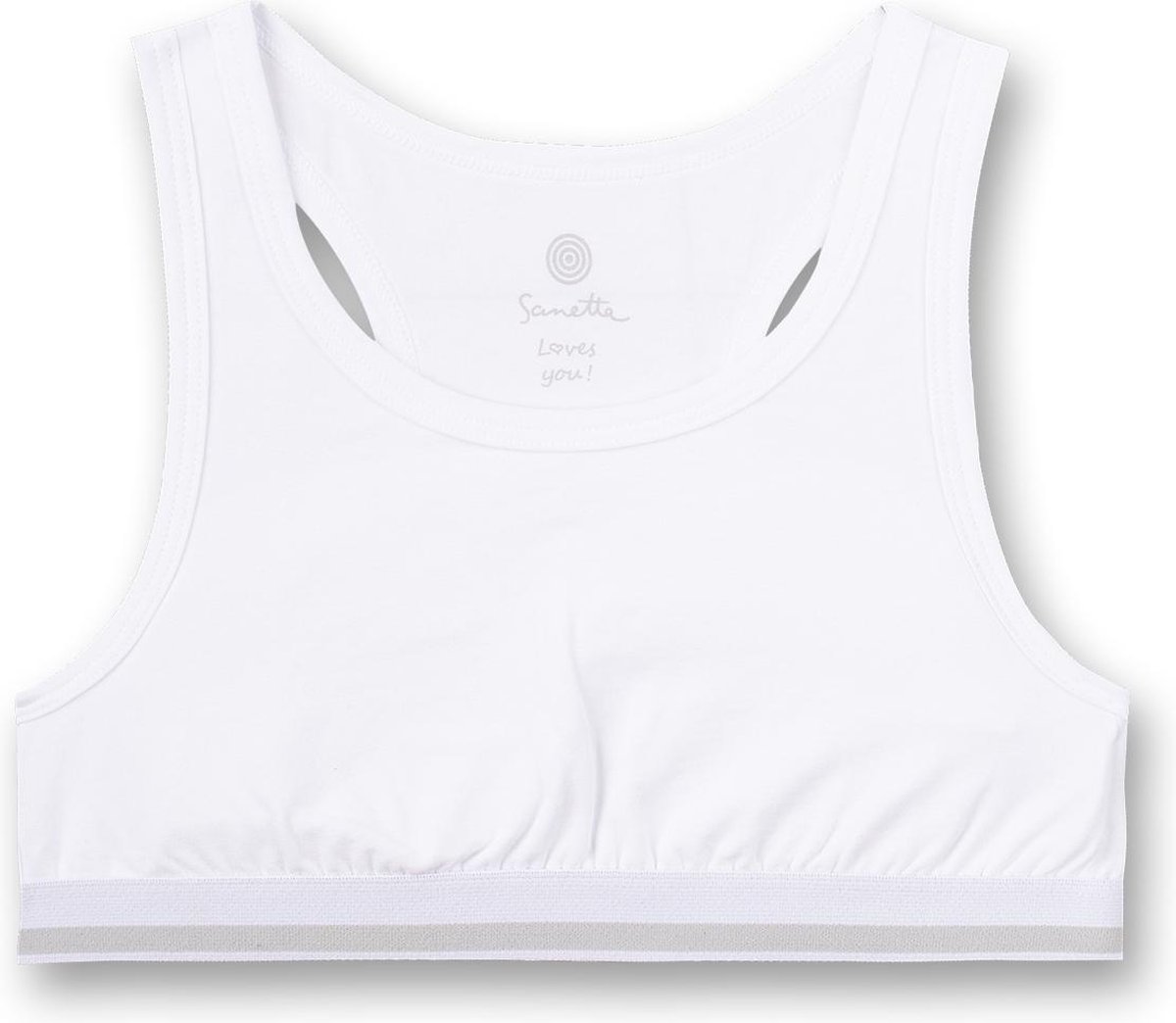 6 to 7 Years Sanetta Girls Camisole 1Er Pack White Manufacturer Size: 128 