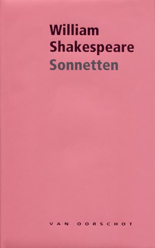 Cover van het boek 'Sonnetten' van William Shakespeare