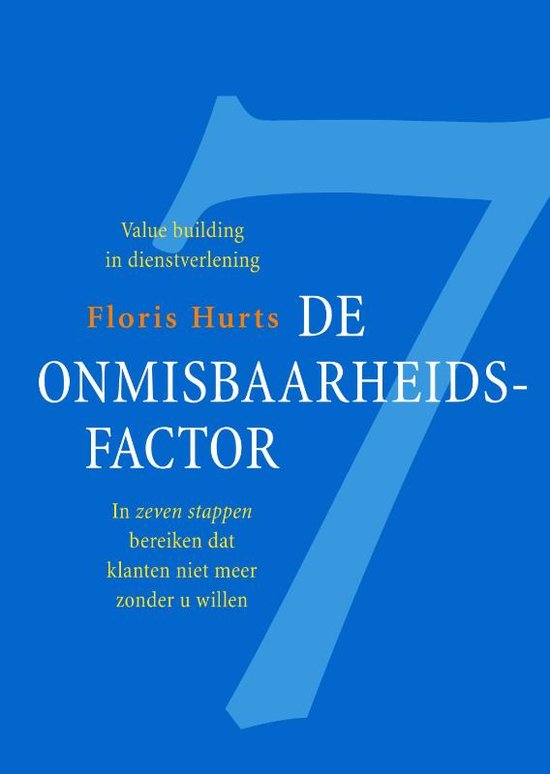 Cover van het boek 'De onmisbaarheidsfactor' van F. Hurts