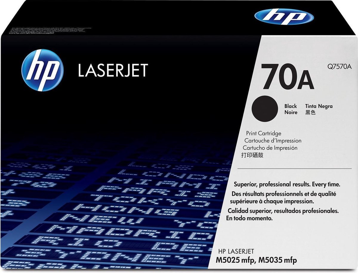 HP LaserJet 70A - Q7570A Contract Black Print Cartridge Origineel Zwart 1 stuk(s)