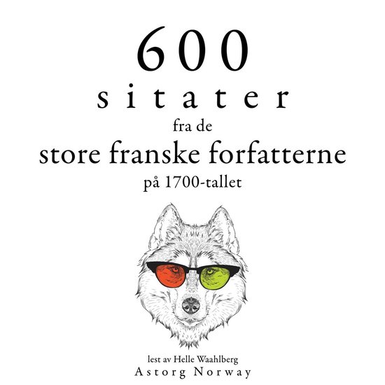 600 sitater fra store franske forfattere fra 1700-tallet - cover