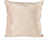 Oneiro's Luxe Velvet Sierkussen OUI Creme - 60 x 60 cm - sierkussens - Nylon - polyester - luipaard - interieur - kussens woonkamer - kussens - woonaccessoires - sierkussens groen