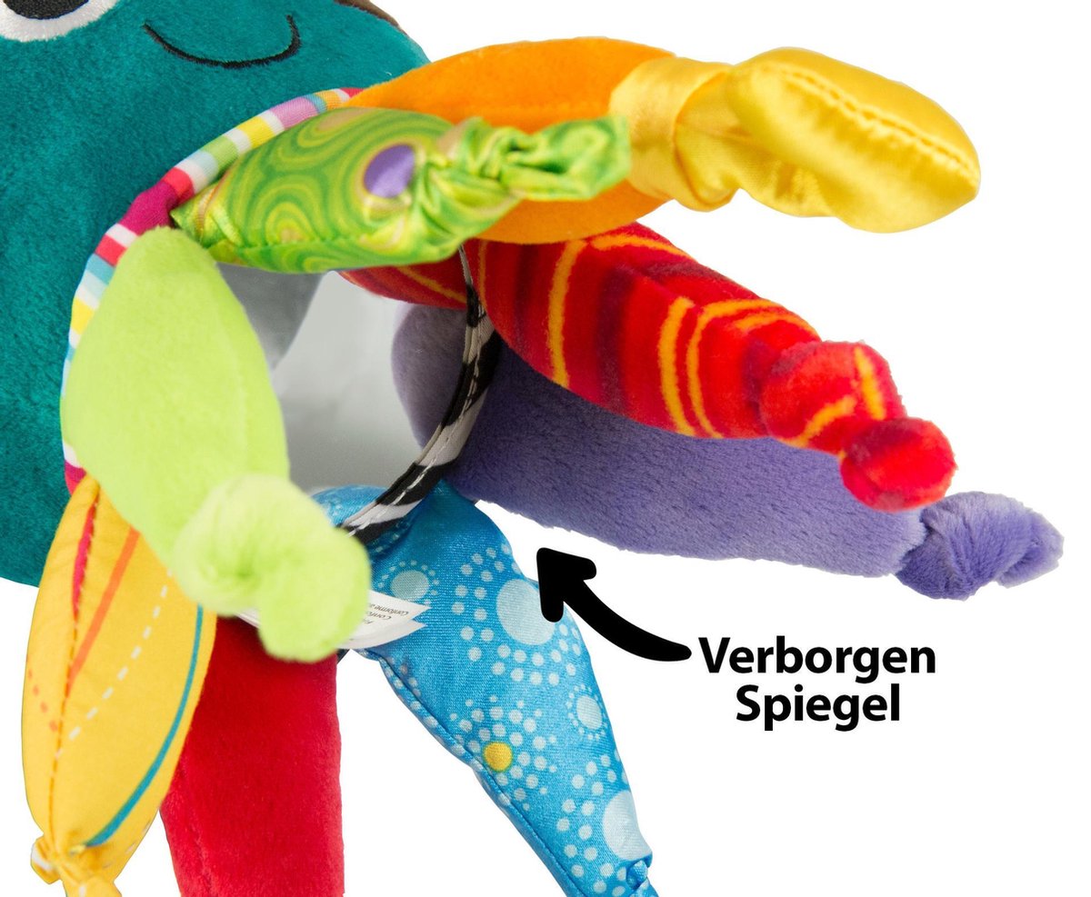 Lamaze Kapitein Kalamari - Grijp- en bijtspeelgoed - Educatief Babyspeelgoed - Knuffel - Spelen en ontdekken — afbeelding 3