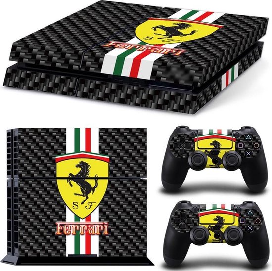 Ferrari – PS4 Skin | Playstation 4 console en 2 controller skins