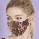 Mondkapje Camouflage | mondmasker| gezichtmasker|Wasbaar en met Neusstrip
