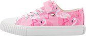 MASTER LO Meisjes sneakers laag - Roze flamingo - maat 35