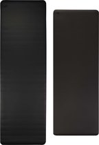 Yogamat XL - Rubber/PU - Ecoyogi PRO GRIP - Antraciet (214 x 68 x 0,42 cm) - Extra lang