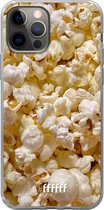 6F hoesje - geschikt voor iPhone 12 Pro - Transparant TPU Case - Popcorn #ffffff