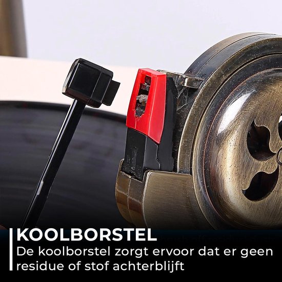 Platenborstel Premium Set - Antistatisch - Platenreiniger - LP Borstel - Vinyl Borstel - Vinyl Reiniger - LP schoonmaakset - LP Reinigingsset - LP Reiniger - Vinyl Cleaning Kit - Platen Schoonmaakset - Naaldborstel Platenspeler