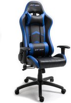 GTRacer Racing - E-Sports - Game stoel - Ergonomisch - Bureaustoel - Verstelbaar - Gaming Chair - Zwart / Blauw