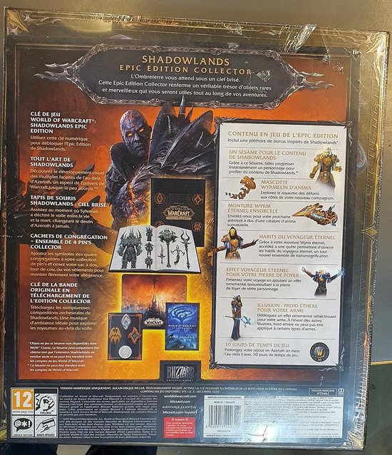 World Of Warcraft SHADOWLANDS Collector's Edition Games