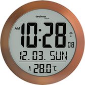 Digitale radiogestuurde wandklok / tafelklok - Thermometer - Datum - Wekker functie - Technoline WS 8038