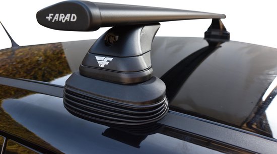 Farad Dakdragers - Mercedes B klasse (W247) vanaf 2019 - Glad dak met fixpoint - 100kg Laadvermogen - Aluminium - Wingbar - Zwart