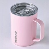 Corkcicle Koffiebeker Koffiemok To Go - Thermosbeker - RVS & driewandig Koffie Beker - 475ml - Roze