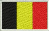 Northwest Patch Belgische vlag | geborduurd | velcro | rugzak | tactical