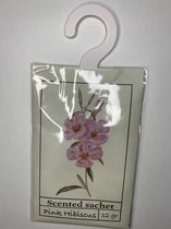 geurzakje pink hibiscus 12gr kledinghanger