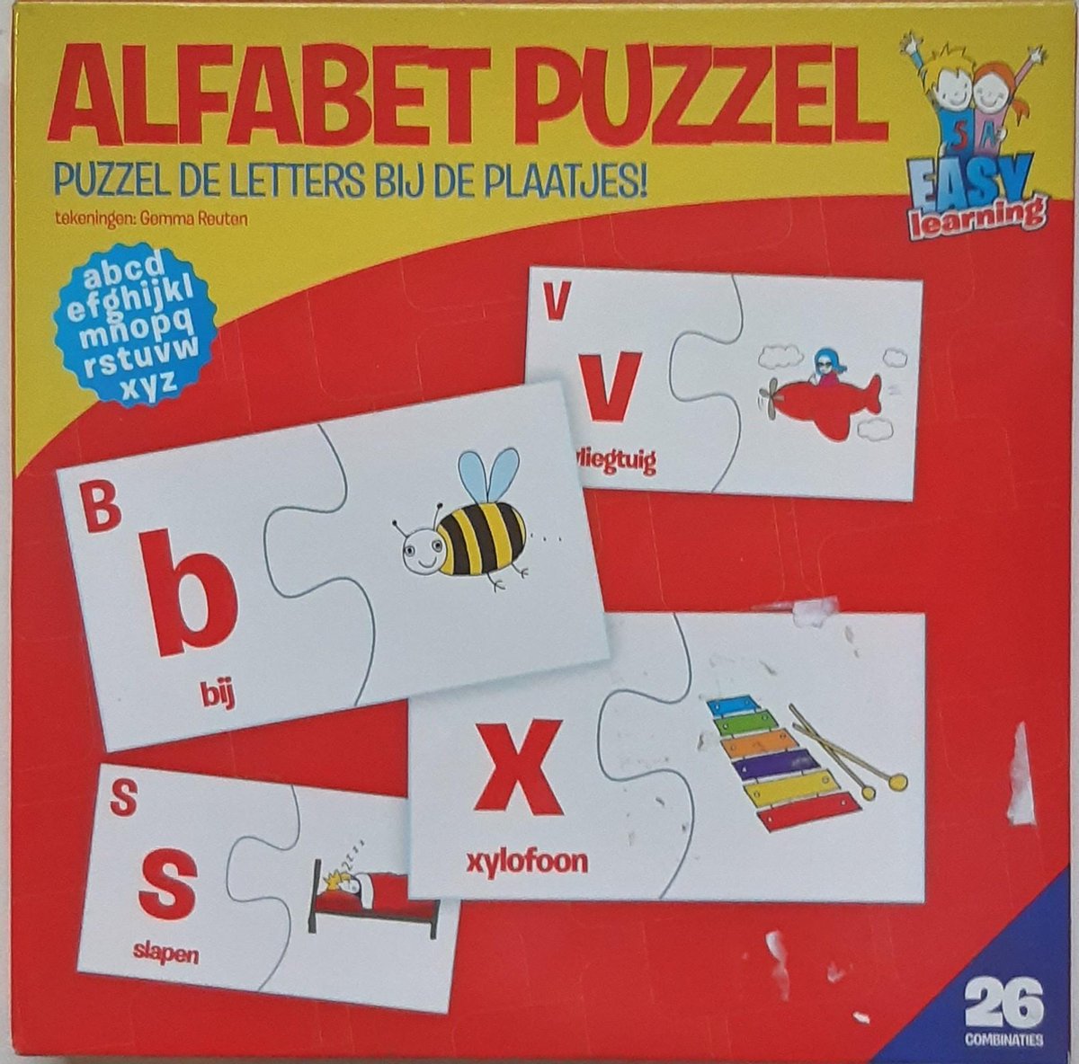 Alfabet Puzzel. Puzzel de letters bij de plaatjes. | Games | bol.com