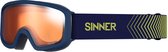 Sinner Skibril - Unisex - navy/geel