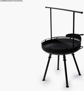 Barebones Fire Pit Grill System - houtskool barbecues - zwart