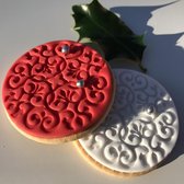 koekvorm - fondantstempel met mandala patroon