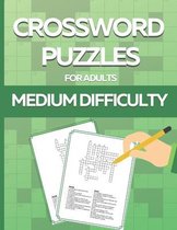 Crossword Puzzle Book for Adults Medium Difficulty