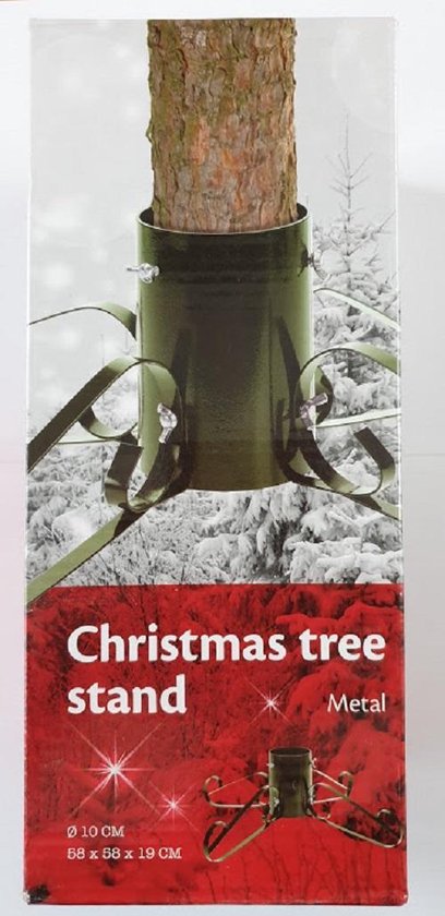 Kerstboomhouder metaal groen, Kerstboomrok, Kerstboomvoet, Kerstbomen,  Kerst,... | bol.com