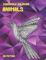 Zendoodle Coloring Big Picture - Animals