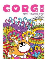 Corgi Adult Coloring Book