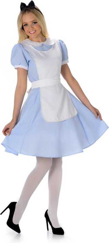 jam Plateau demonstratie Alice in wonderland kostuum - Alice in wonderland jurkje maat L | bol.com