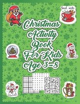 Christmas Activity Book for Kids Age 3-8