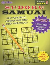 252 Samurai Sudoku Puzzles - **** 4 Star Level - Test Your Skills - Sharpen Your Mind - Volume 1