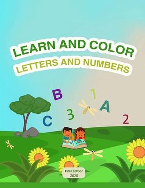Learn and color letters and numbers - cover