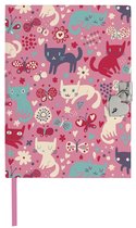 Moses Dagboek Met Slotje Cats 21 X 15 Cm Roze