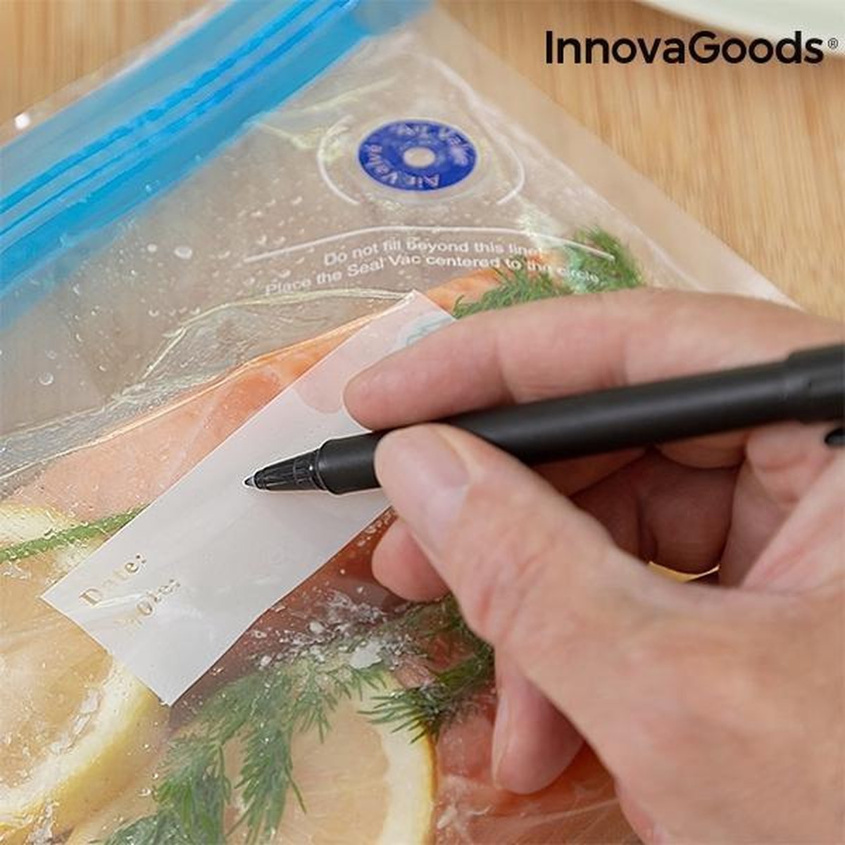 vacuum sealer vacuum machine Incl 5 zakjes langer houdbaar voedsel vacuumzakjes