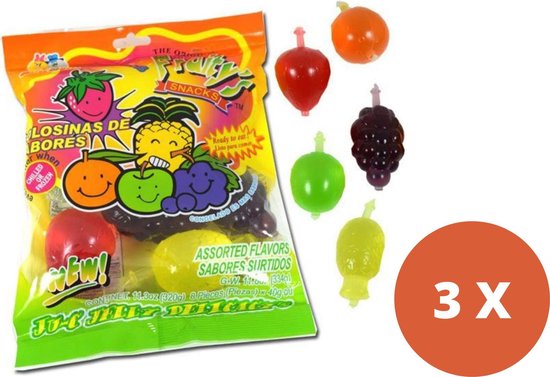 ik heb honger Onderstrepen Charles Keasing Originele Jelly Fruits - 3 x 360 Gram | bol.com