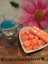 Amber & Sweet Orange - Onze waxmelts zijn geïnspireerd door bekende parfumgeuren. - Gemiddelde levertijd 2 a 3 dagen! - Waxmelts – Geurchips - Wax Melts - Snap Bar – Waxmelts parfum geuren - 