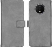 iMoshion Luxe Booktype OnePlus 7T hoesje - Grijs