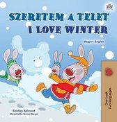 Hungarian English Bilingual Collection- I Love Winter (Hungarian English Bilingual Book for Kids)