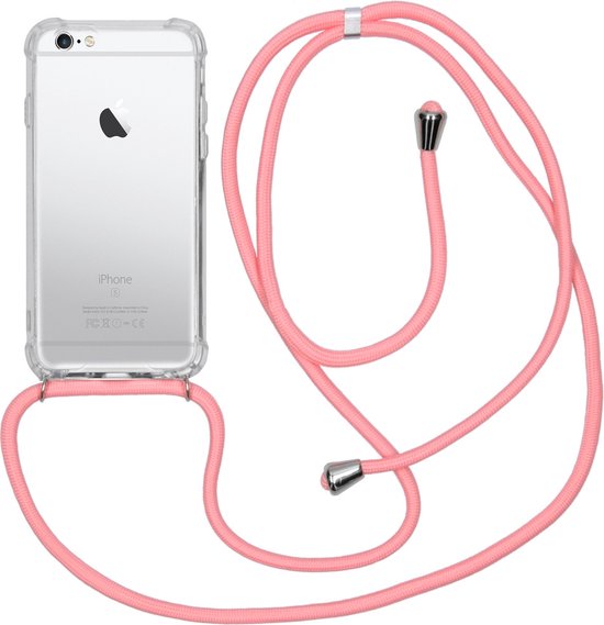 iMoshion Backcover met koord iPhone 6 / 6s hoesje - Roze bol.com