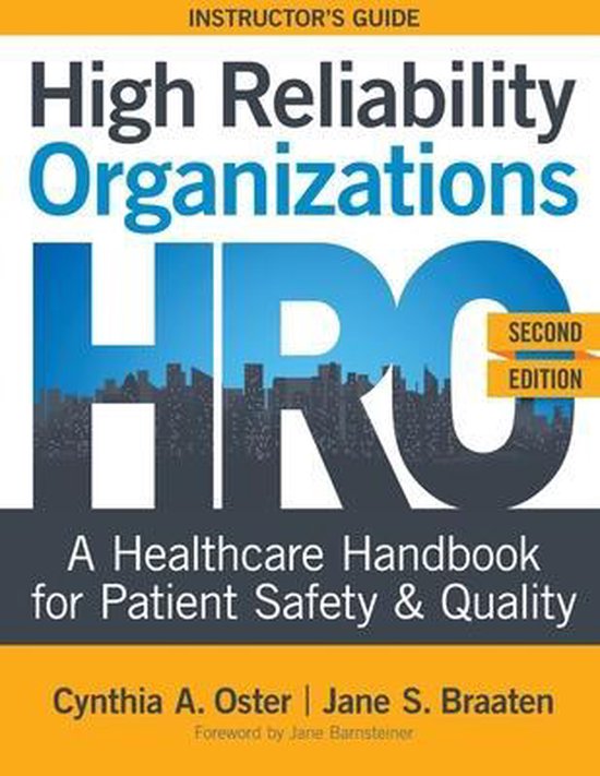 INSTRUCTOR GUIDE for High Reliability Organizations, Second  ... - cover