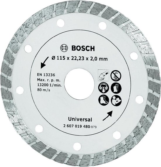 Entertainment Susteen partij Bosch Diamant slijpschijf - Turbo - 115 mm | bol.com