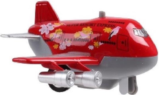 Benodigdheden Mineraalwater handtekening Toys Amsterdam Jet-vliegtuig Sonic Jumbo Jet 9 Cm Die-cast Rood | bol.com