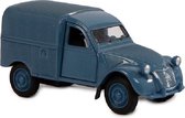 Welly Busje Citroen 2cv Fourgonnette 12 Cm Die-cast Blauw