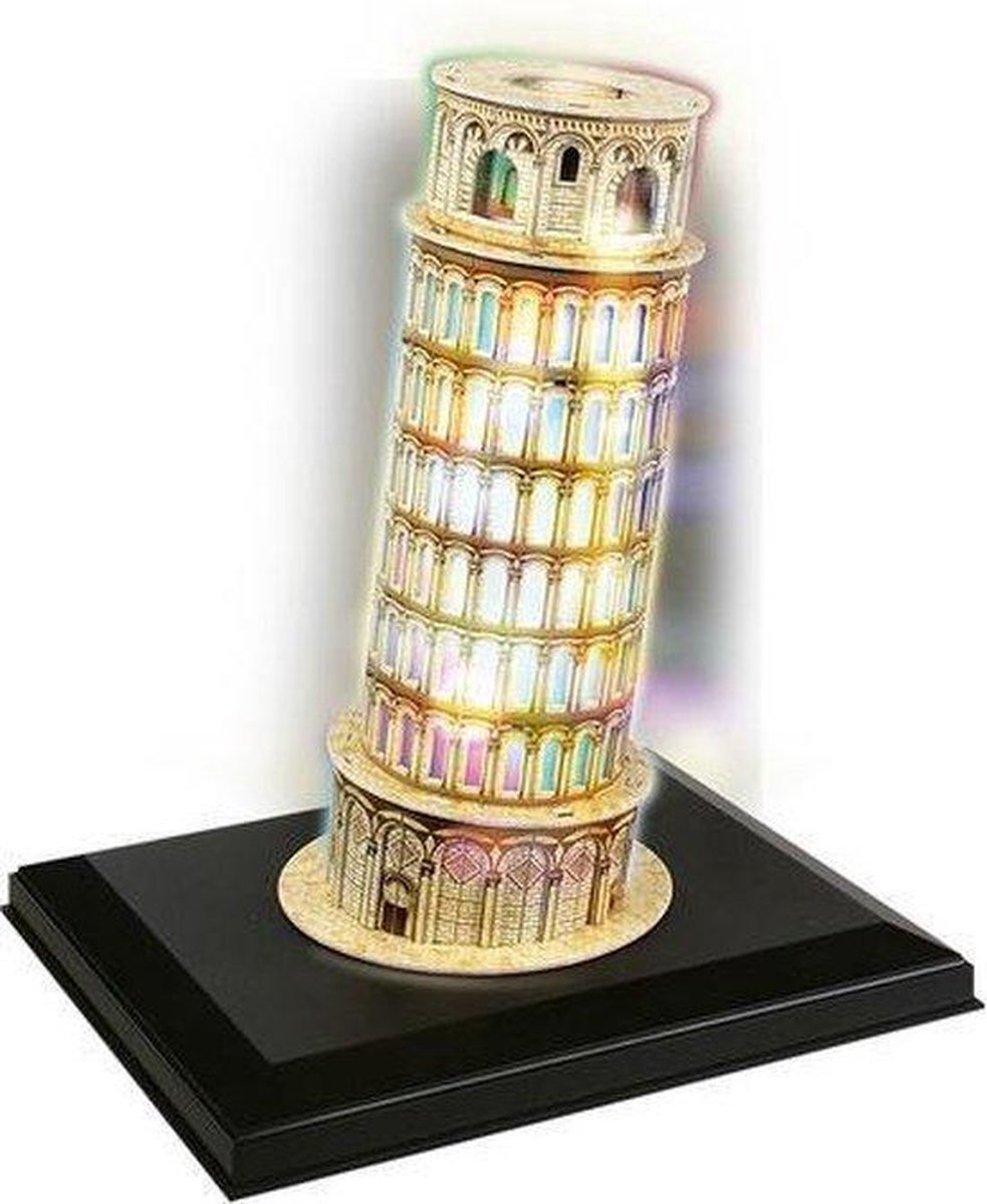 Wrak Wild Door Toren van Pisa 3D-puzzel met led-verlichting | bol.com