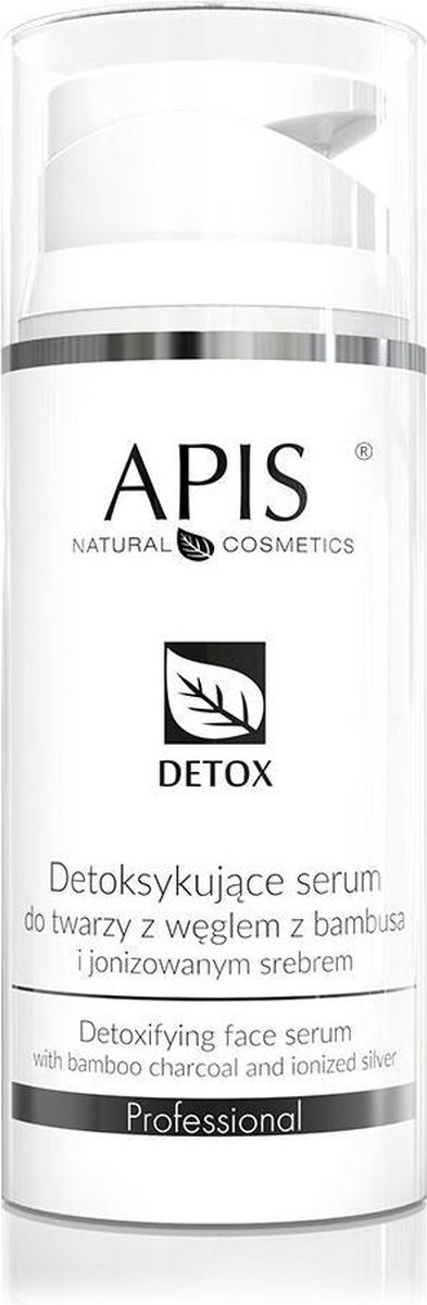 Apis - Detox Serum Detoxifying Face Serum With Carbon From Bamboo And Ionized Silver 100Ml