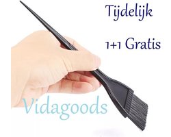 Haarverf Kwast - Vidagoods - Kappers Producten - Verfkwast - Haarverf zwart - Haarkleuring Kwast - Verfkwasten - Haarverf rood - Uitgroei Verven - Haarverf set - Haarverf borstel - haarverf blond - haarverf bruin - Haarverf blauw - haarverf roze