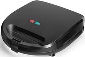 Tosti Ijzer - Tosti Apparaat - Aigi Rubo - Contactgrill 3 in 1 - CoolTouch Hendel - Zwart - BSE
