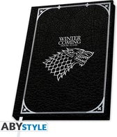 GAME OF THRONES Premium A5 Notebook "Stark" X4