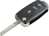 Volkswagen VW 3-knops nieuw model / 3 knoppen klapsleutel behuizing / sleutelbehuizing / sleutel behuizing | Autosleutelbehuizing | sleutel reparatie | Nieuwe sleutel Volkswagen